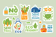 Eco stickers. Zero waste, eco life., an Object Graphic by anna khramtsova (Thumbnail 5 of 8)