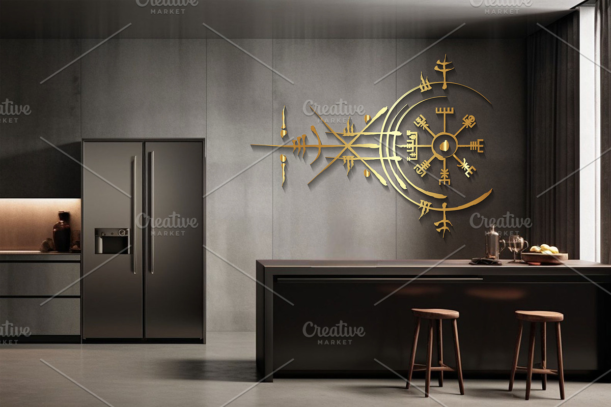 Norse viking Vegvisir Celtic symbols, an Object Graphic by GraphicRedStudio (Photo 10 of 11)