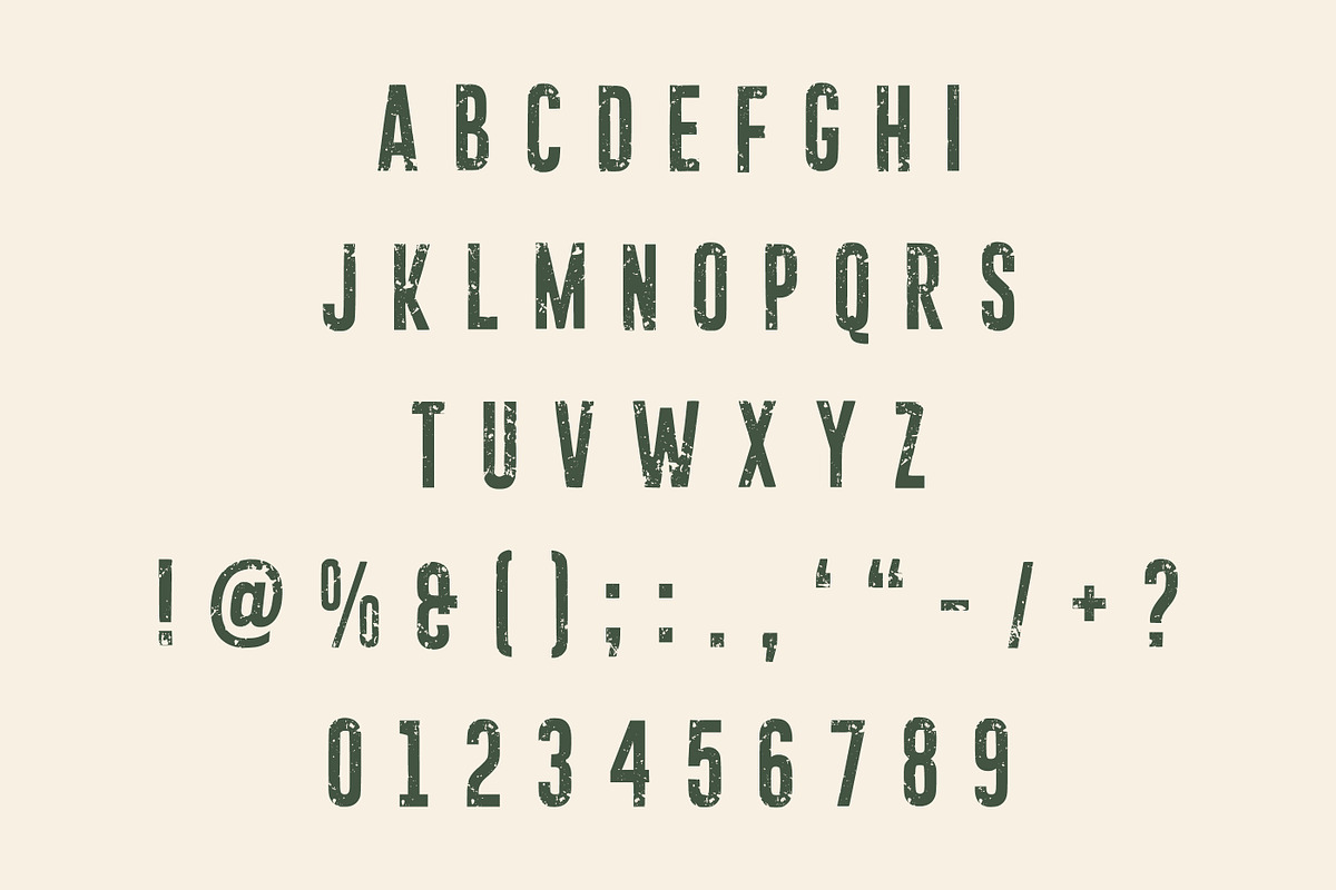 Distress Noise – Vintage Font, a Sans Serif Font by Limited.studio (Photo 5 of 6)