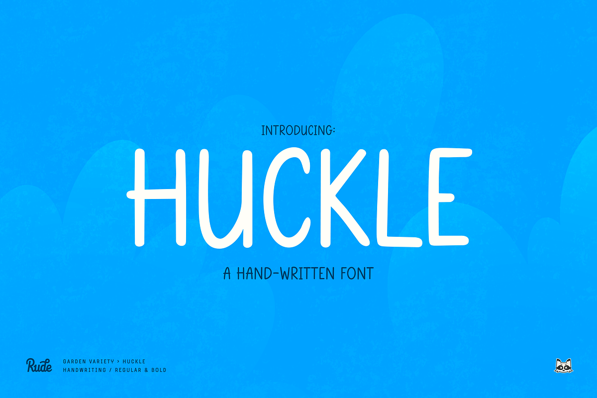 Huckle Handwritten Font, a Handwritten Font by bryrude (Photo 1 of 4)