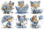 Whimsical Spring Fox Clipart, an Illustration by Daily.Designs (Thumbnail 4 of 8)
