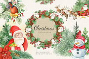 Christmas Watercolor Bundle, a Food Illustration by JuliaBadeeva (Thumbnail 7 of 18)