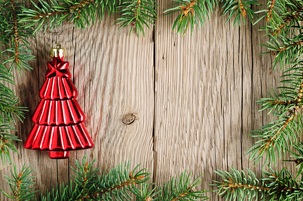 Golden Pine Cone On Christmas Tree preview 6