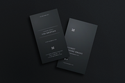 5 in 1 Vertical Luxury Business Card, a Business Card Template by Ctrl space studio (Thumbnail 4 of 6)