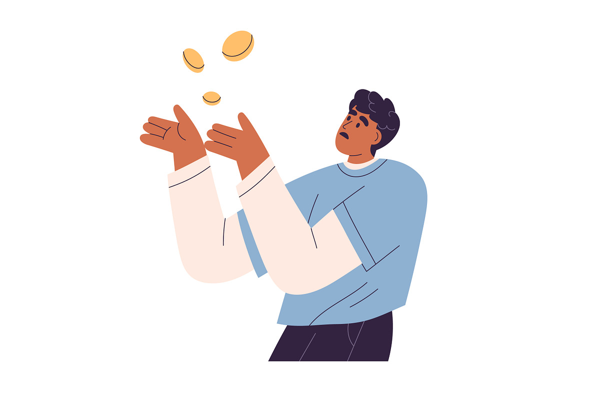 Rich and poor people concept set, a Finance Illustration by Good Studio (Photo 4 of 5)