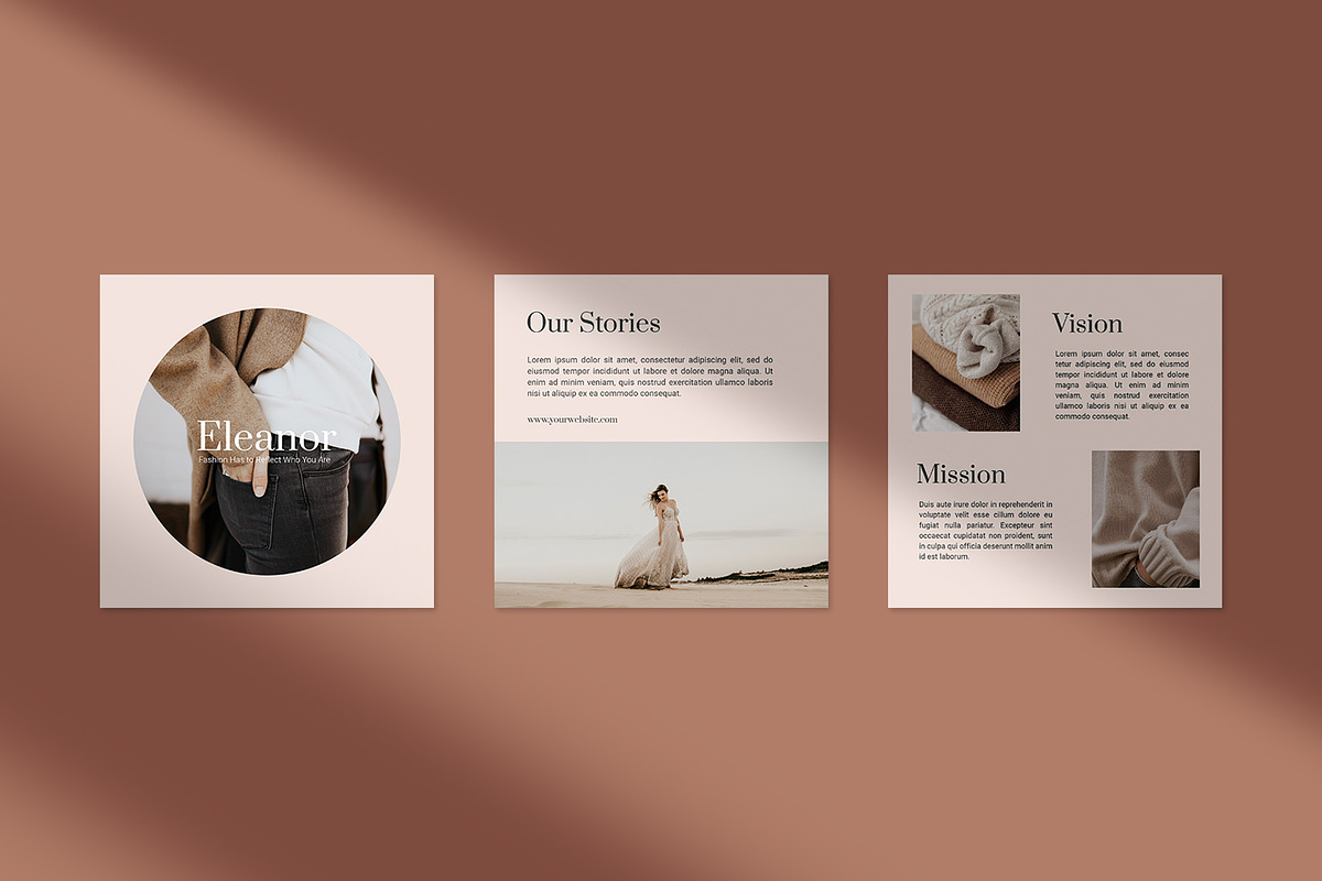 Eleanor - Fashion Social Media Pack, a Social Media Template by Neetlabs Studio (Photo 3 of 5)