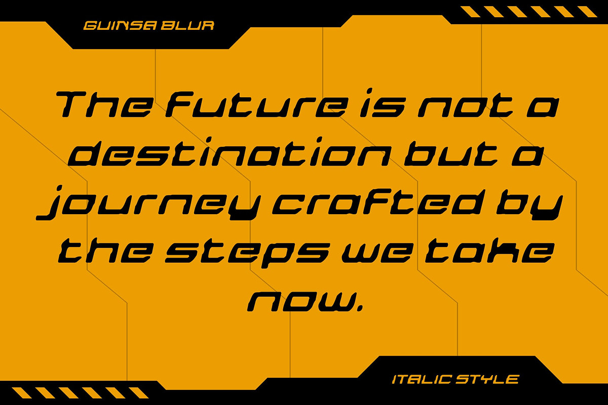 Guinsa Blur, a Sans Serif Font by Craft Supply Co. (Photo 2 of 8)