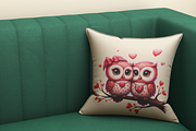 Cute Couple Owl PNG Clipart Bundle, an Animal Illustration by KennedyStudio (Thumbnail 4 of 4)