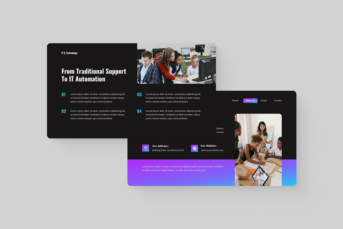 Modern IT & Technology Google Slides, a Presentation Template by Annora Studio (Photo 3 of 5)