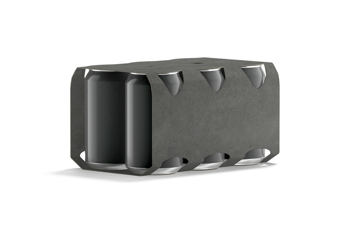Black Six 330ml Can Pack 3D Model, an Object 3D Model by rebrandy (Photo 2 of 9)