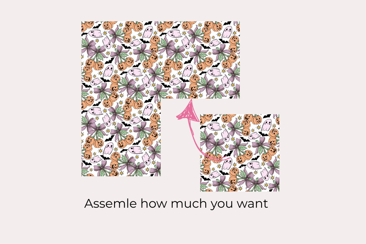 Cute Halloween Seamless Pattern, an Illustration by Anca Digital Vibe (Photo 3 of 5)