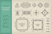 Vector Set of Page Decorations, a Decorative Illustration by dacascas (Thumbnail 1 of 2)