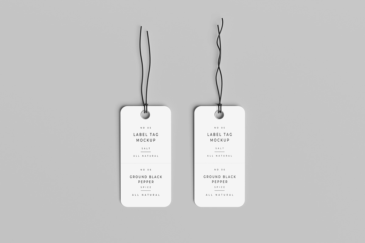 Label Tag Mockup, a Merchandise Mockup by Squashy Creative Studio (Photo 4 of 5)