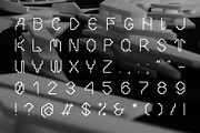 Decorative cyberpunk font, a Sans Serif Font by VyacheslavKolb (Thumbnail 3 of 5)
