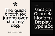 Vestige Grotesk Modern Typeface, a Serif Font by Ronny Studio (Thumbnail 6 of 13)