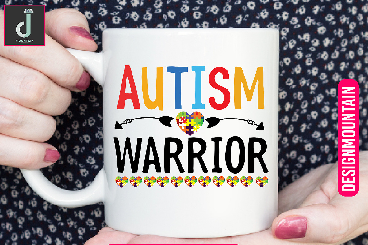 Autism warrior png design, a Graphic by Designmountain (Photo 3 of 4)
