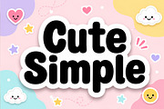 Cute Simple, a Slab Serif Font by Wow Magic (Thumbnail 1 of 6)