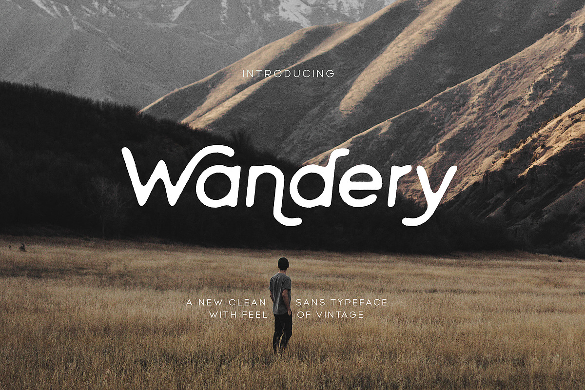 Wandery Modern x Vintage Typeface