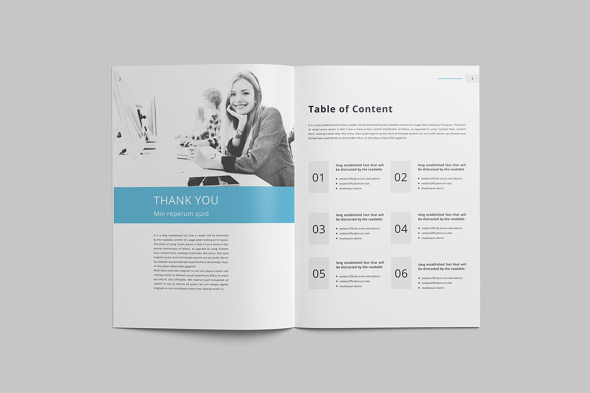 Company profile, a Brochure Template by Tanber Hossen (Photo 2 of 13)