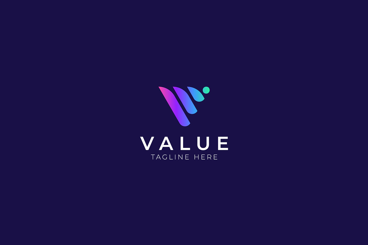 Letter V Logo Business Finance Media, a Branding & Logo Template by Signatoro (Photo 1 of 3)
