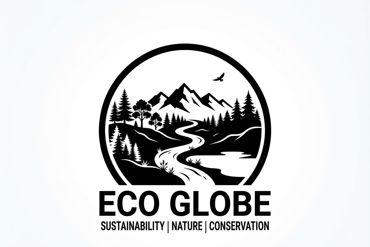 60 Eco Globe Landscape Silhouette, a Technology Illustration by Amazin_art (Photo 22 of 44)
