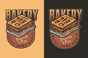 Bakery vintage hand-drawn logo, a Branding & Logo Template by Billah Hub