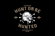 Vintage Label Hunt Or Be Hunted, an Animal Illustration by Ezepov (Thumbnail 2 of 2)