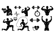 Ultimate Fitness Gym Vector Bundle, an Illustration by Creativeshirt (Thumbnail 33 of 51)