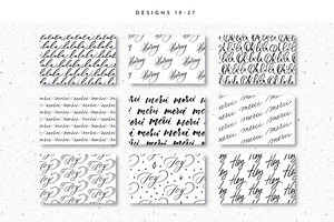 30 Lettering Patterns