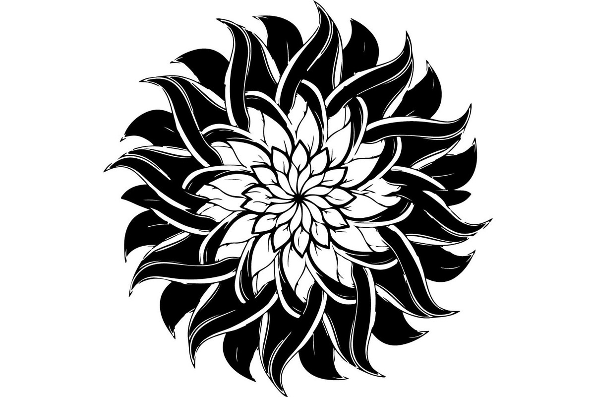 Ornamental Floral Mandala, an Object Graphic by Creativeshirt (Photo 10 of 14)