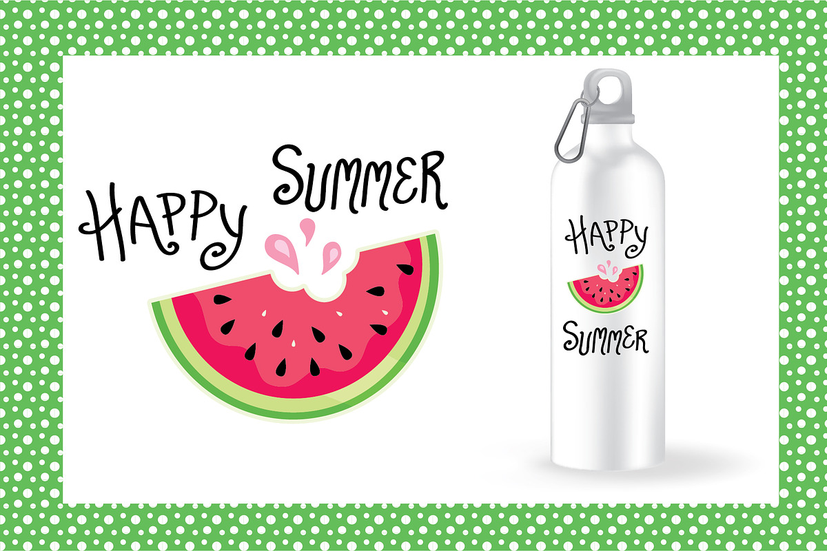 Juicy Watermelon Seamless Patterns, a Social Media Template by KT Art & Design (Photo 5 of 6)