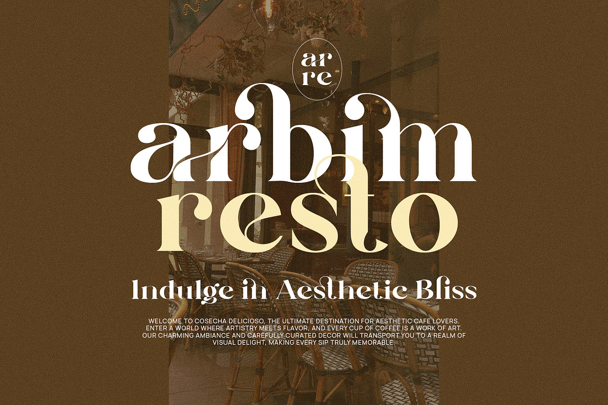 Milkipa Galista - Ligature Typeface, a Serif Font by Graphicxell (Photo 5 of 10)