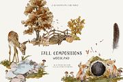 Fall & Winter Woodland Animals set, an Animal Illustration by Grace Noboa Illustrations (Thumbnail 4 of 17)
