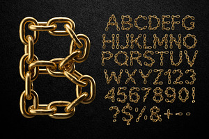 Golden Chain Font