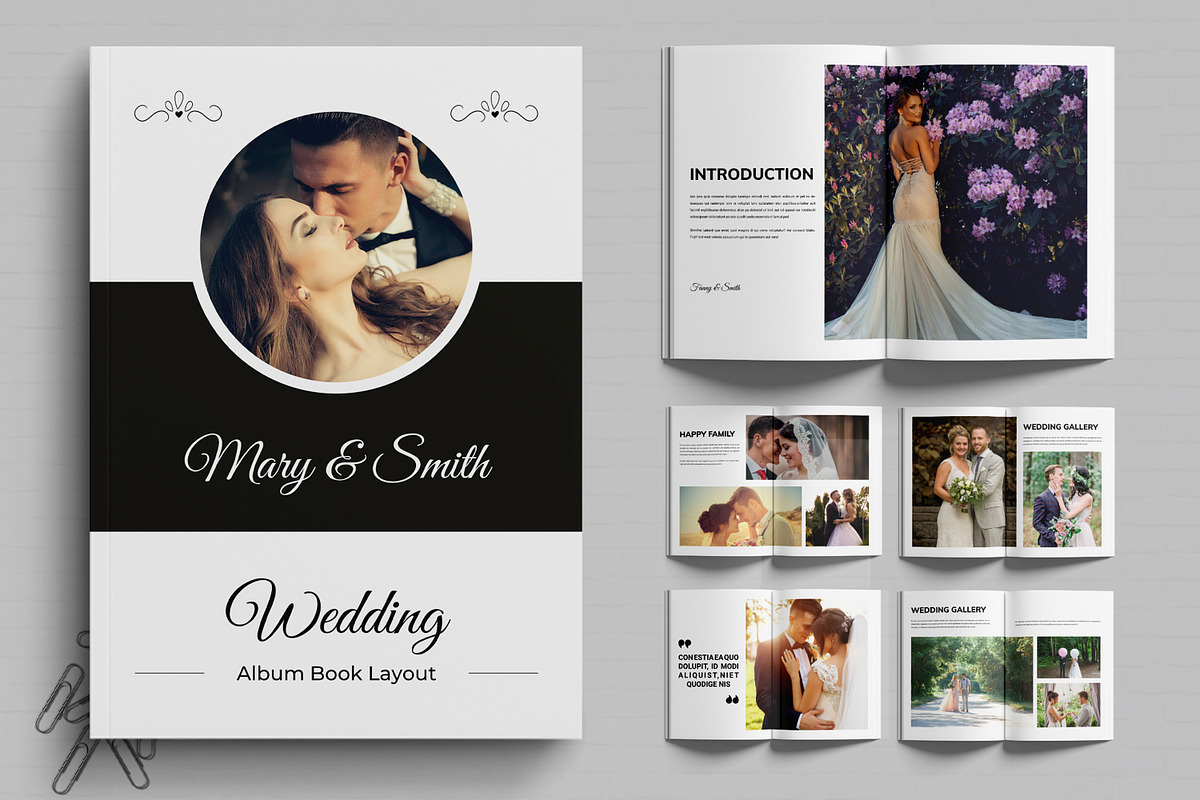 Wedding Photography Album Book, a Magazine Template by MightyDesign (Photo 1 of 6)