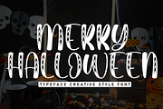 Merry Halloween | Script Font, a Script Font by Scratchones (Thumbnail 1 of 8)
