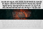 Heritance Flames Font, a Font by madeDeduk (Thumbnail 6 of 10)
