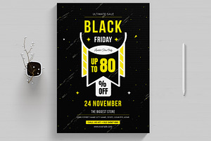 Black Friday Flyer Design, a Flyer Template by MightyDesign