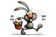 Whimsical Floral Easter Rabbit, an Animal Illustration by GiraffeCreative (Thumbnail 10 of 20)