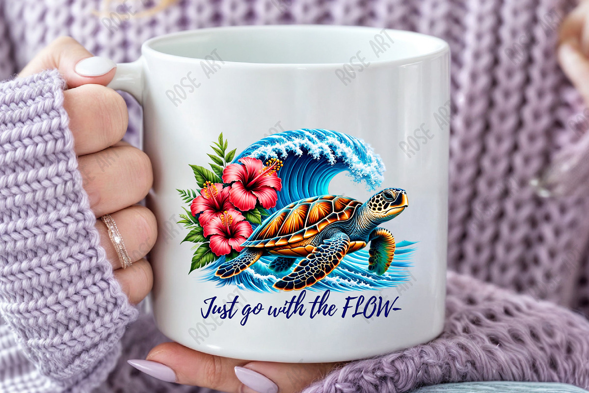 Just Go With The Flow Sublimation Pn, a Seasonal Illustration by Rose Art (Photo 3 of 4)