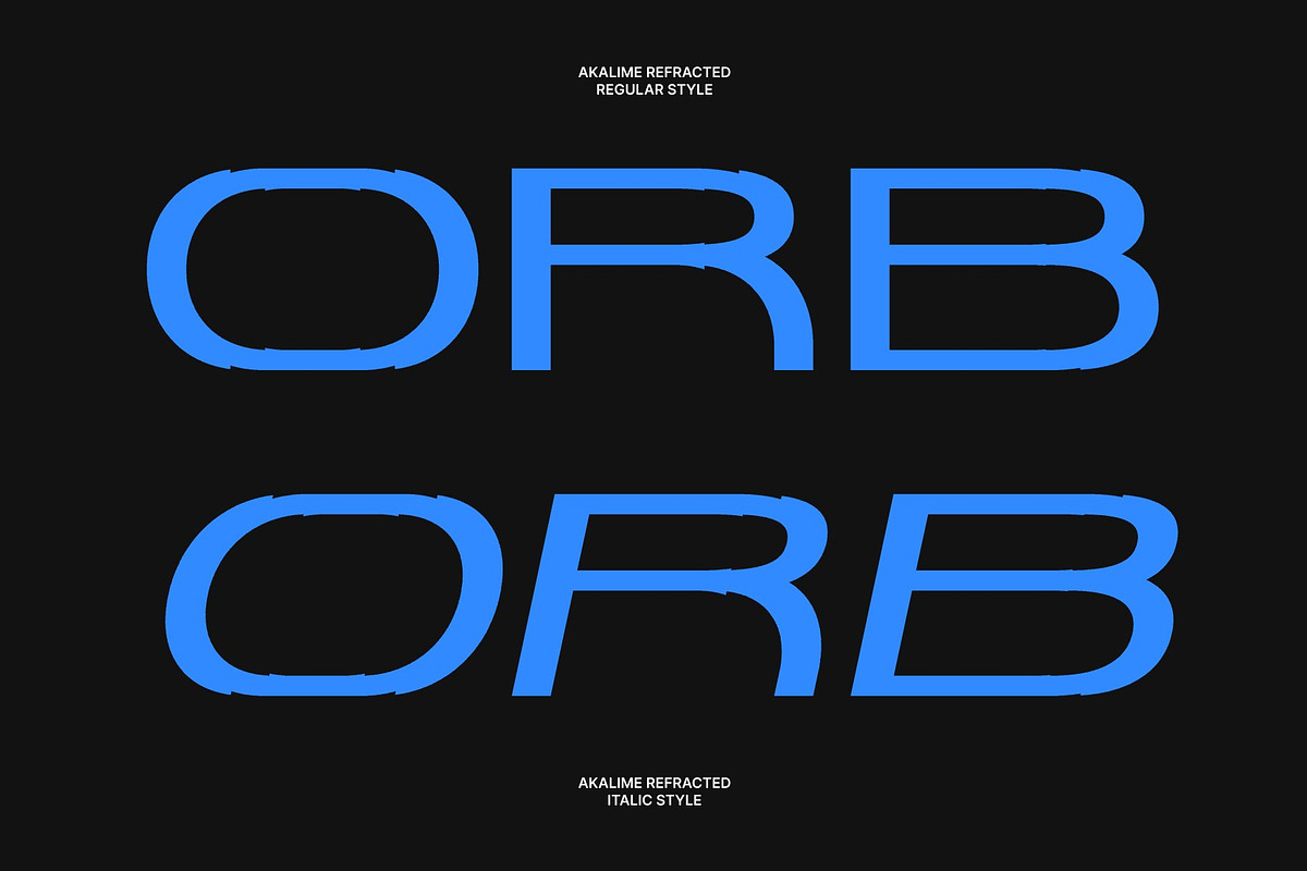 Akalime Refracted, a Sans Serif Font by Craft Supply Co. (Photo 4 of 8)
