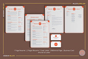 Art Deco Resume Template with Photo, a Resume Template by Millusti (Thumbnail 2 of 7)