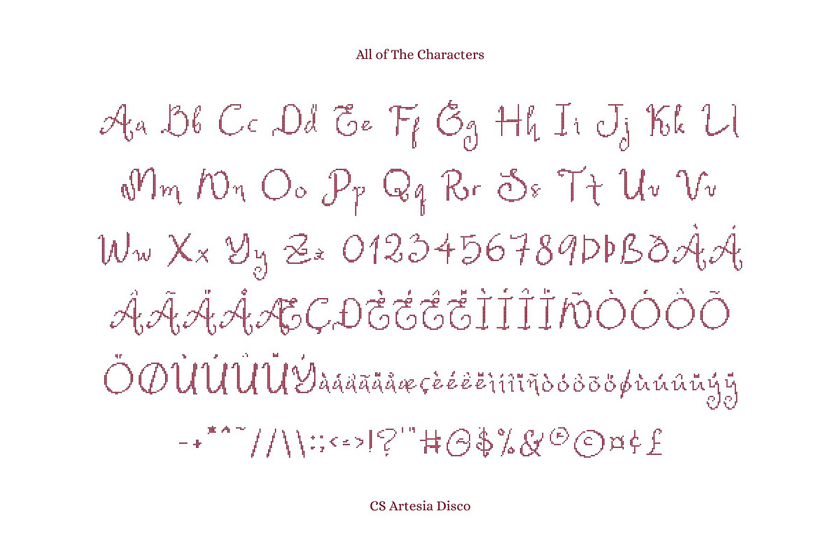 CS Artesia Disco, a Handwritten Font by Craft Supply Co. (Photo 8 of 8)
