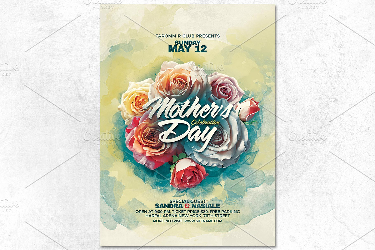 Mother's Day Flyer, a Flyer Template by Tarommir (Photo 3 of 4)