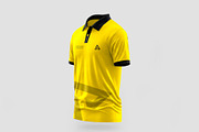 Polo & Crew Neck T-Shirt Mockup Set, a Shirt Mockup by graphypix (Thumbnail 13 of 14)