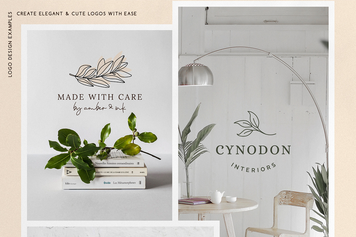 Botanical Elements for Logo Design, a Texture Illustration by amber&ink (Photo 8 of 10)