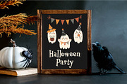 Hey BOO! Cute ghost clipart, a Seasonal Illustration by EltaMaxArt (Thumbnail 7 of 14)
