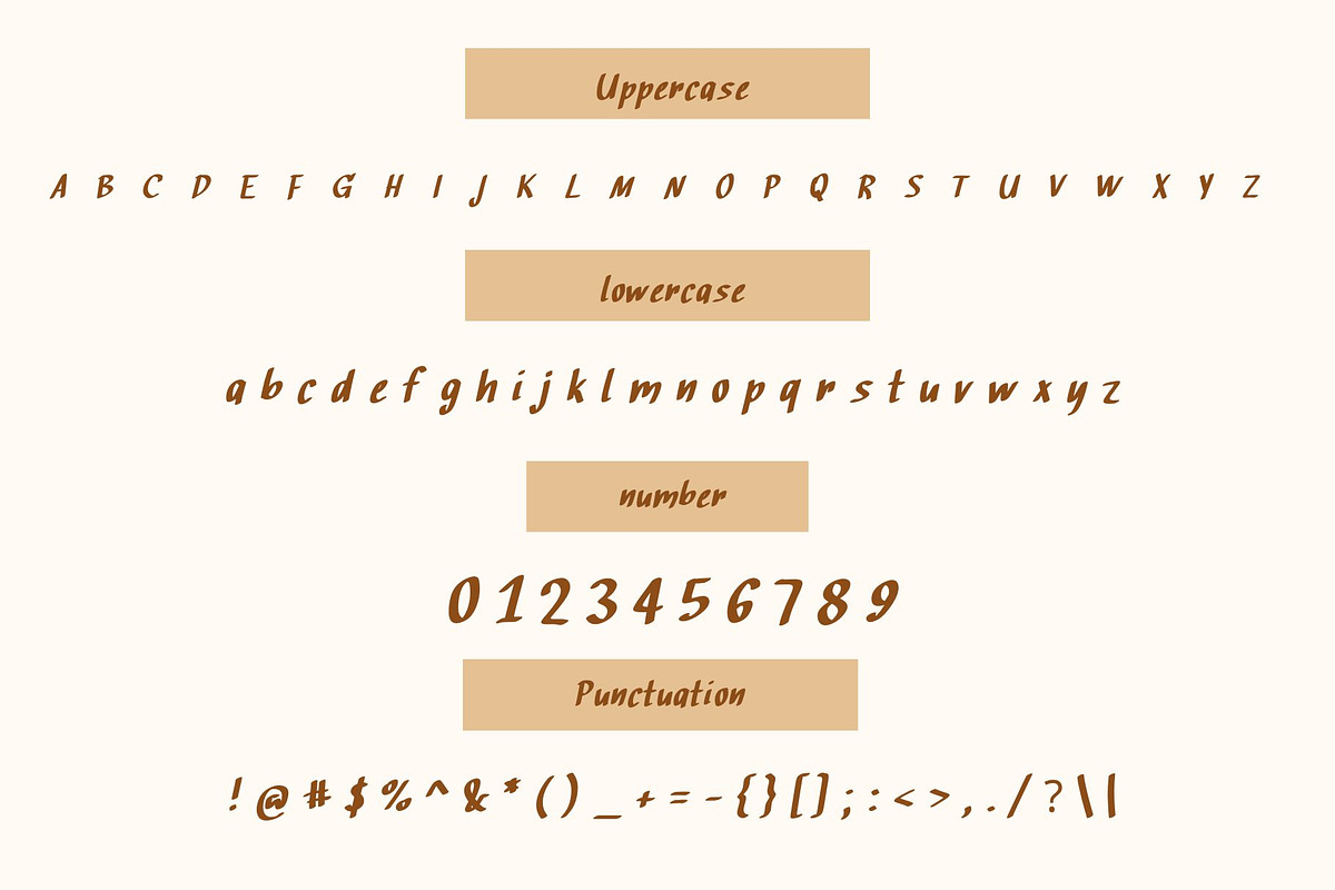 Jolene is a cute handwritten font, a Handwritten Font by Brown Cupple (Photo 4 of 5)