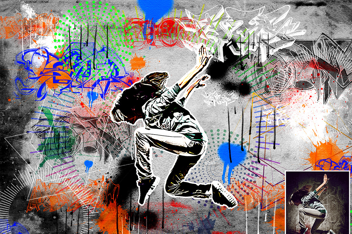 Vector Pop Art Photoshop Action, an Action Add-On by Studio Retouch (Photo 14 of 15)