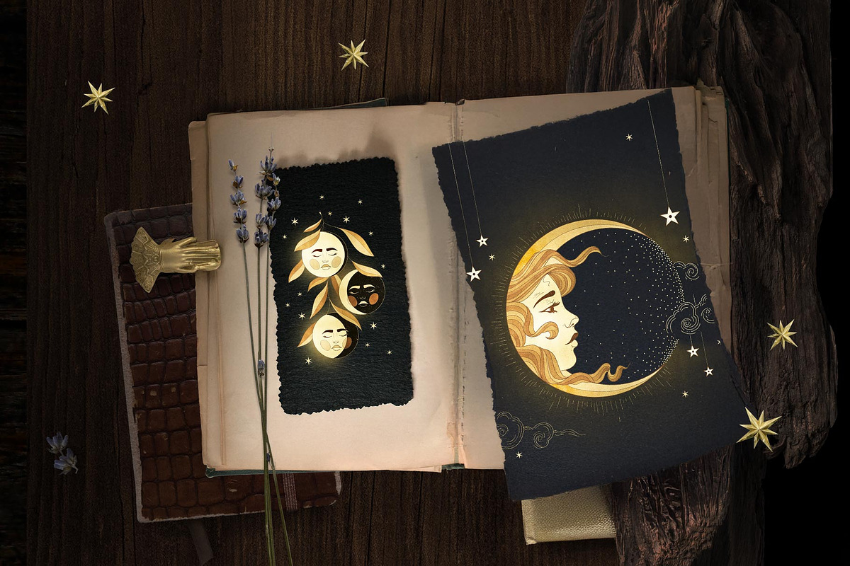 Cocorrina The Moon Collection, an Illustration by Cocorrina (Photo 8 of 12)
